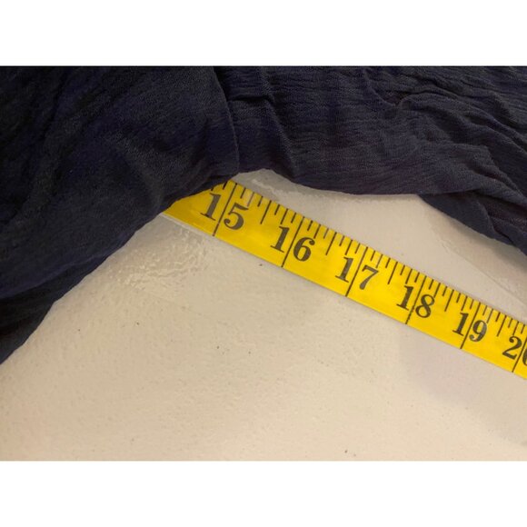 Debbie Dabbie Navy & White Lace Trim Romper Size 8 - Picture 8 of 11